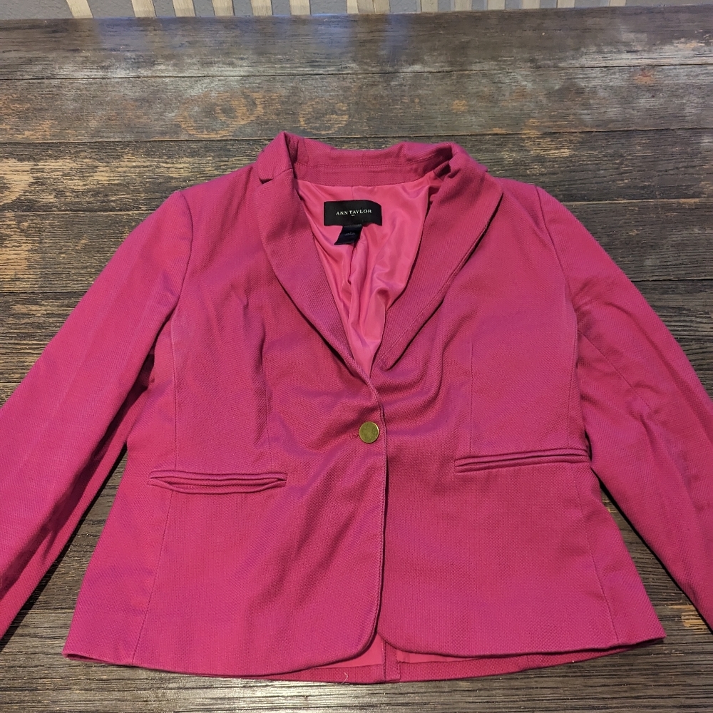 Ann Taylor Pink Blazer